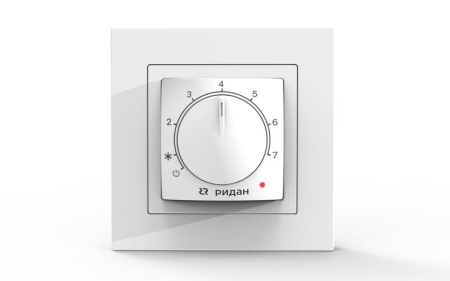 Терморегулятор Twist с датчиком пола 16А бел. Ридан 21RT0101R