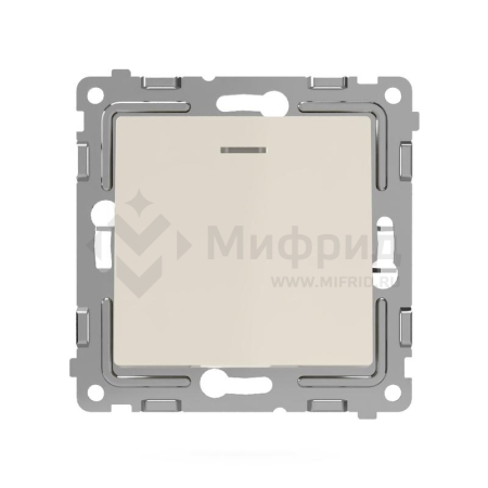 Выключатель 1-кл. СП Pixel 10А IP20 с индикатором механизм беж. TOKOV ELECTRIC TKE-PX-V1I-C02