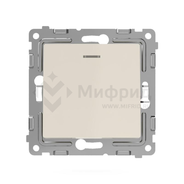 Выключатель 1-кл. СП Pixel 10А IP20 с индикатором механизм беж. TOKOV ELECTRIC TKE-PX-V1I-C02