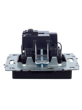 Розетка BRITE РС14-1-0-БрЧ 16А с заземл. защ. шторки механизм черн. IEK BR-R14-16-K02 Розетка BRITE РС14-1-0-БрЧ 16А с заземл. защ. шторки механизм черн. IEK BR-R14-16-K02