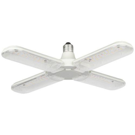 Лампа светодиодная FITO-36W-Rа90-E27-FOLD 36Вт Е27 4-лепестковая для растений полноспектральная Эра Б0061430 Лампа светодиодная FITO-36W-Rа90-E27-FOLD 36Вт Е27 4-лепестковая для растений полноспектральная Эра Б0061430