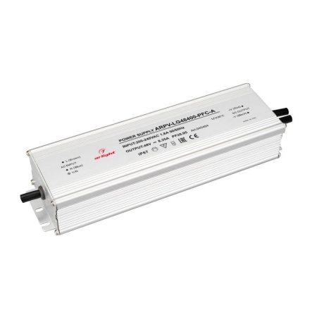 Блок питания ARPV-LG48400-PFC-A 48В 8.3А 400Вт IP67 металл Arlight 045484 Блок питания ARPV-LG48400-PFC-A 48В 8.3А 400Вт IP67 металл Arlight 045484