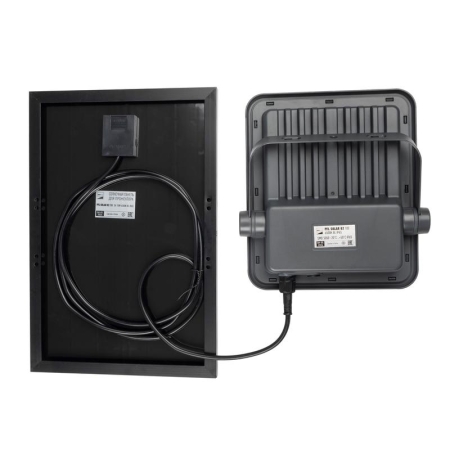 Прожектор светодиодный PFL SOLAR 02 100 6500К GR IP65 ДО с солнечн. панелью и пультом Pro+ JazzWay 5058477