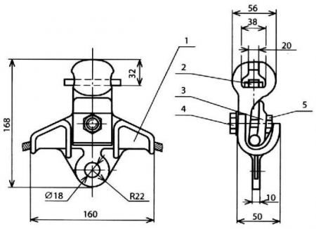 Седло одинарное под пестик КС-009