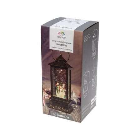 Фонарь декоративный с эффектом снегопада и подсветкой "Новый год" Neon-Night 501-161