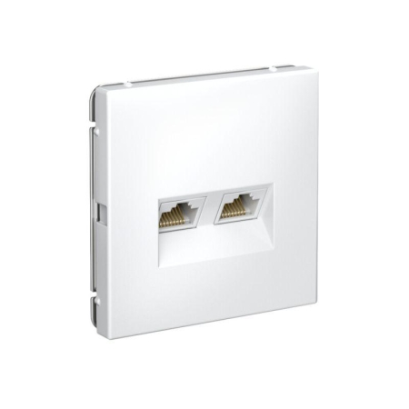 Розетка компьютерная 2-м ArtGallery RJ45 + RJ45 кат.5E механизм лотос SE GAL001385 Розетка компьютерная 2-м ArtGallery RJ45 + RJ45 кат.5E механизм лотос SE GAL001385