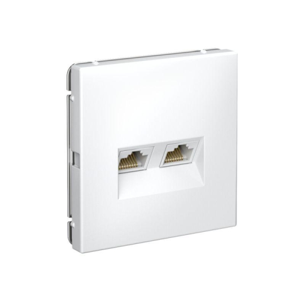 Розетка компьютерная 2-м ArtGallery RJ45 + RJ45 кат.5E механизм бел. SE GAL000185 Розетка компьютерная 2-м ArtGallery RJ45 + RJ45 кат.5E механизм бел. SE GAL000185