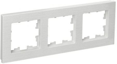 Рамка 3-м BRITE РУ-3-Бр бел. рифленый IEK BR-M32-51-K01 Рамка 3-м BRITE РУ-3-Бр бел. рифленый IEK BR-M32-51-K01