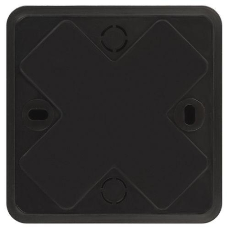 Коробка распаячная 75х75х20мм без клеммы IP40 черн. BS-B-75-75-20 Эра Б0061803