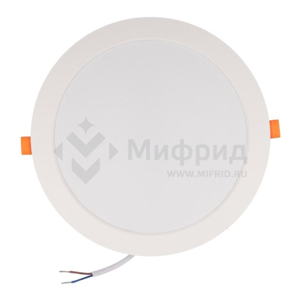 Светильник светодиодный PLED DL7 WH Downlight 24Вт 4000К 220х26мм IP54 ДВО встраив. Pro JazzWay 5042568