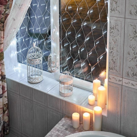 Гирлянда светодиодная "Сеть" 1.5х1.5м 150LED бел. 12Вт 220-240В IP20 с контроллером 8 режимов провод ПВХ прозр. Neon-Night 215-125 Гирлянда светодиодная "Сеть" 1.5х1.5м 150LED бел. 12Вт 220-240В IP20 с контроллером 8 режимов провод ПВХ прозр. Neon-Night 215-125