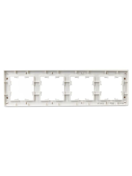 Рамка 4-м BRITE РУ-4-Бр бел. рифленый IEK BR-M42-51-K01 Рамка 4-м BRITE РУ-4-Бр бел. рифленый IEK BR-M42-51-K01