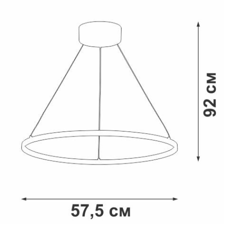 Светильник светодиодный LED 36Вт 3000К Vitaluce V04665-23/1S Светильник светодиодный LED 36Вт 3000К Vitaluce V04665-23/1S