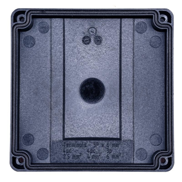 Коробка распределительная 110х110х67мм IP65 в комплекте с клеммным рядом 5х6кв.мм 41А черн. Extherm JB-60-BL