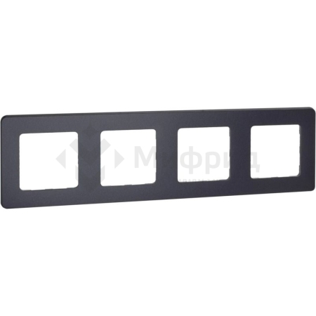 Рамка 4-м СП Inspiria IP20 антрацит IEK 673963