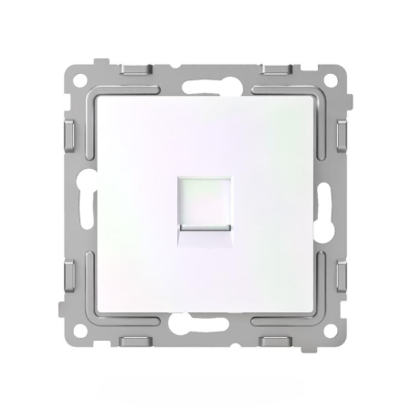 Розетка телефонная 1-м СП Pixel RJ11 механизм перламутр. TOKOV ELECTRIC TKE-PX-RT1-C04 Розетка телефонная 1-м СП Pixel RJ11 механизм перламутр. TOKOV ELECTRIC TKE-PX-RT1-C04