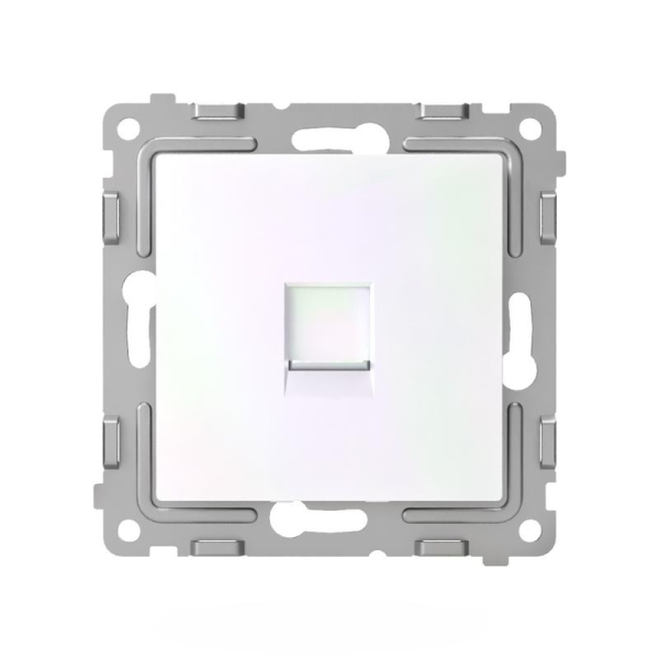 Розетка телефонная 1-м СП Pixel RJ11 механизм перламутр. TOKOV ELECTRIC TKE-PX-RT1-C04 Розетка телефонная 1-м СП Pixel RJ11 механизм перламутр. TOKOV ELECTRIC TKE-PX-RT1-C04