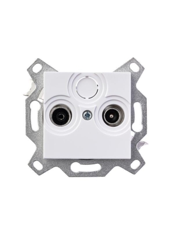 Розетка телевизионная проходная TV/R Levit 7дБ бел. ABB 2CHH083607A6003 Розетка телевизионная проходная TV/R Levit 7дБ бел. ABB 2CHH083607A6003