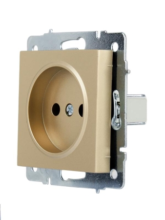 Розетка VESNA без заземл. ПБТ зол. LEZARD 742-3688-121B Розетка VESNA без заземл. ПБТ зол. LEZARD 742-3688-121B