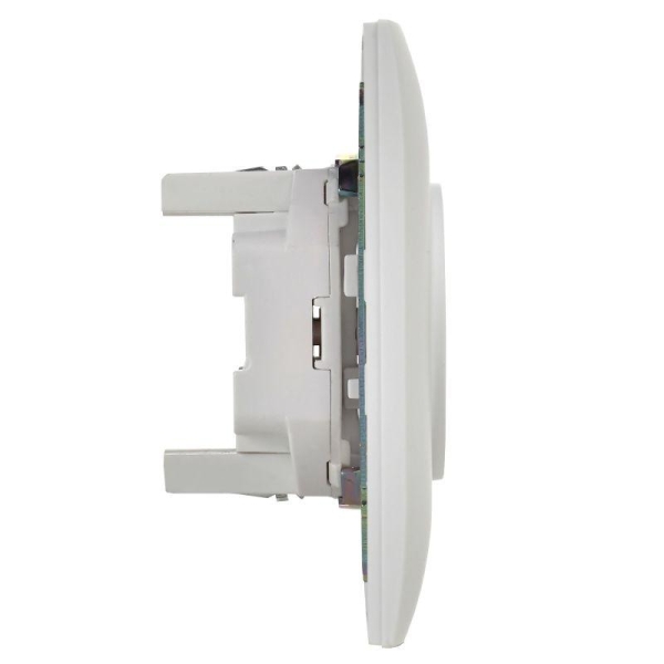 Розетка 2-м SKANDY 10А без заземл. без защ. шторок в сборе SK-R10W арктич. бел. IEK SK-R20-10-K01-F