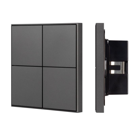 Панель кнопочная KNX-304-23-IN Black (BUS Frame) (IP20 металл) INTELLIGENT ARLIGHT 039667 Панель кнопочная KNX-304-23-IN Black (BUS Frame) (IP20 металл) INTELLIGENT ARLIGHT 039667