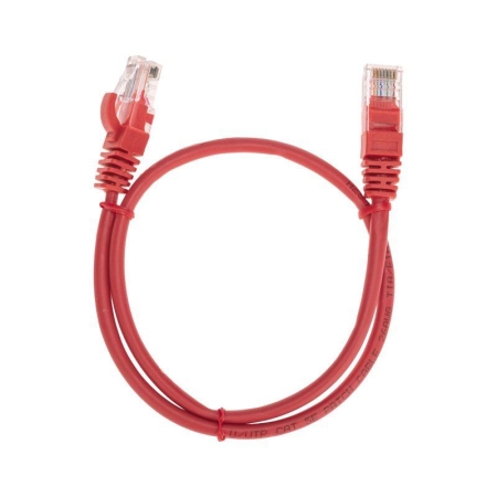 Патч-корд U/UTP CAT 5e RJ45-RJ45 26AWG LSZH красн. 0.5м Rexant 02-0103-05 Патч-корд U/UTP CAT 5e RJ45-RJ45 26AWG LSZH красн. 0.5м Rexant 02-0103-05