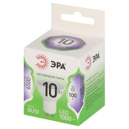 Лампа светодиодная GREEN LINE MR16-10W-865-GU10 GL 10Вт софит 6500К свет холод. GU10 Эра Б0066981 Лампа светодиодная GREEN LINE MR16-10W-865-GU10 GL 10Вт софит 6500К свет холод. GU10 Эра Б0066981