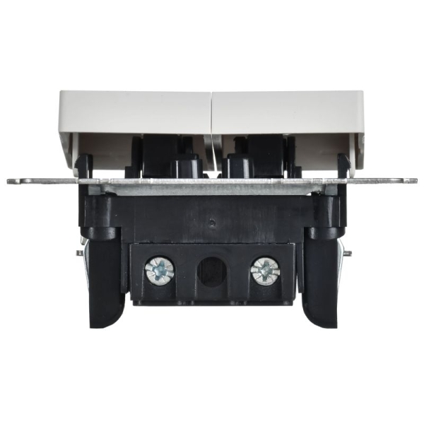 Выключатель 2-кл. СП BRITE ВС10-2-0-БрАБ 10А механизм арктич. бел. IEK BR-V20-0-10-K91