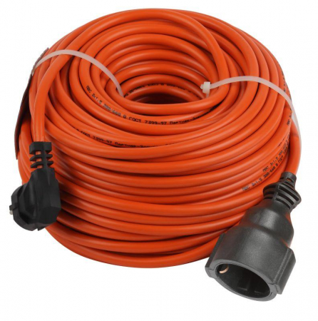 Удлинитель-шнур 1х50м с заземл. 16А IP20 UPx-1e-3х1.5-50m ПВС 3х1.5 (бухта) Эра Б0046819 Удлинитель-шнур 1х50м с заземл. 16А IP20 UPx-1e-3х1.5-50m ПВС 3х1.5 (бухта) Эра Б0046819