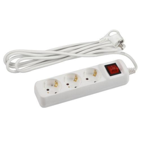 Удлинитель 3х5м с заземл. с выкл. ПВС 3х1.5 16А U-3es-5m-3x1.5 Эра Б0044041 Удлинитель 3х5м с заземл. с выкл. ПВС 3х1.5 16А U-3es-5m-3x1.5 Эра Б0044041