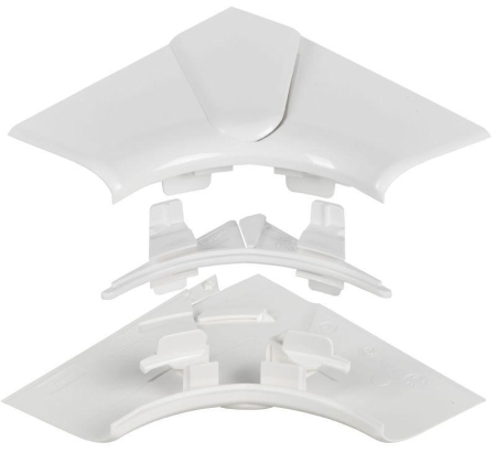 Угол для кабель-канала внутр. изменяемый 80-100град. для DLP 150х50 бел. ИЭК Leg 010606 Угол для кабель-канала внутр. изменяемый 80-100град. для DLP 150х50 бел. ИЭК Leg 010606