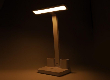 Светильник светодиодный настольный UF-814 C01 9Вт аккум. димм. смена цвет. темп. бел. Ultraflash 15167