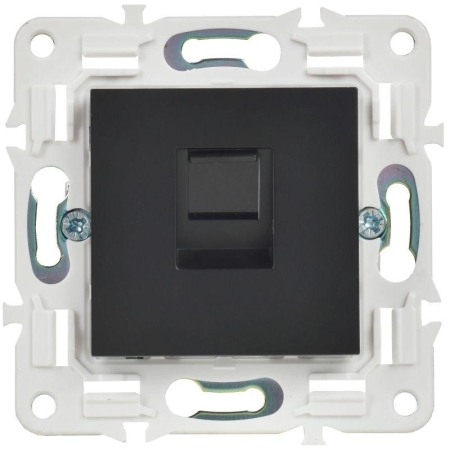 Розетка компьютерная RJ45 кат.5E SKANDY SK-K01Bl черн. IEK SK-K10-1-K02 Розетка компьютерная RJ45 кат.5E SKANDY SK-K01Bl черн. IEK SK-K10-1-K02