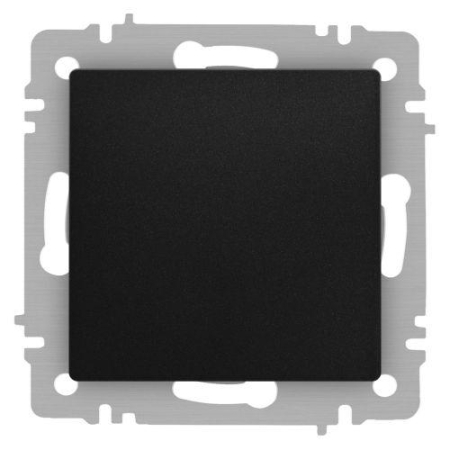 Кнопка Accent 6-109-05 10А-250В IP20 СУ антрацит Intro Б0063612