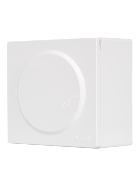 Розетка 1-мест. с заземл. с крышкой LETO ПБТ бел. LEZARD 752-0200-123B