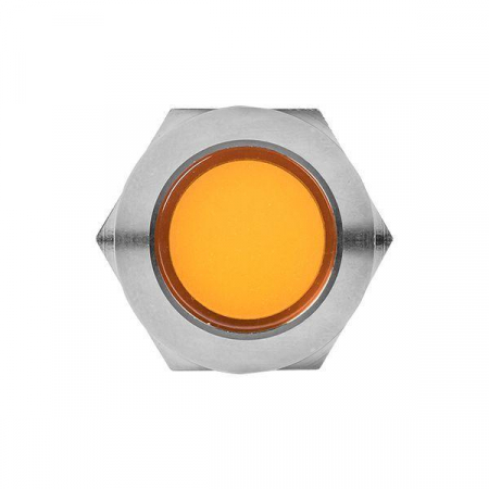 Лампа сигнальная S-Pro67 19мм желт. 230В EKF s-pro67-331