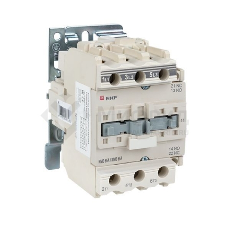 Контактор КМЭ-3 65А кат. 230В AC 1НО+1НЗ EKF ctr-s-65-220