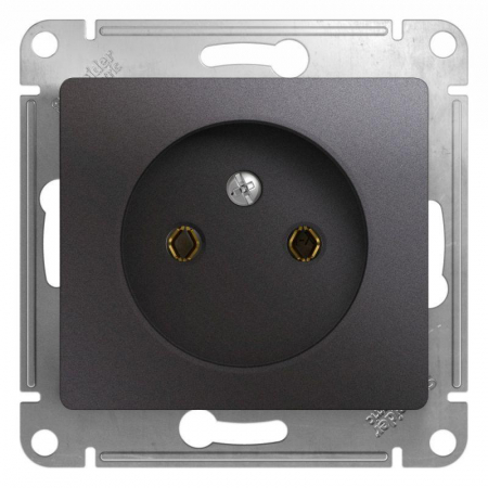Розетка 1-м СП Glossa 16А IP20 250В без заземл. механизм графит SE GSL001341 Розетка 1-м СП Glossa 16А IP20 250В без заземл. механизм графит SE GSL001341