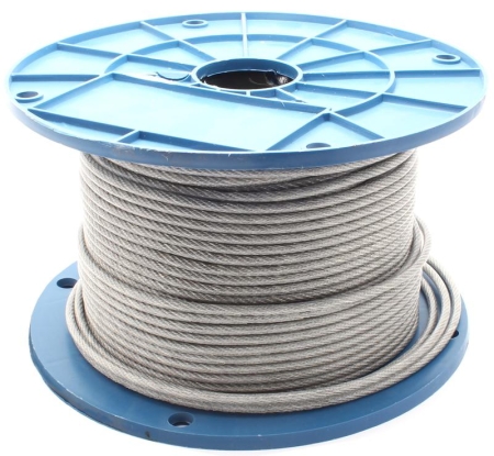 Трос стальной в ПВХ изоляции d5.0-6.0мм (уп.100м) Партнер 22678 Трос стальной в ПВХ изоляции d5.0-6.0мм (уп.100м) Партнер 22678