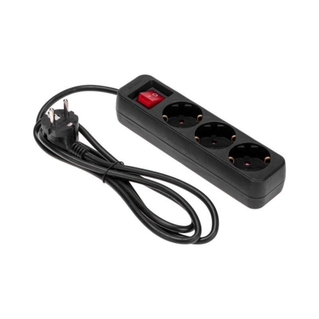 Удлинитель 3х1.5м с заземл. STANDARD 3х1кв.мм с выкл. черн. Rexant 13-4018 Удлинитель 3х1.5м с заземл. STANDARD 3х1кв.мм с выкл. черн. Rexant 13-4018