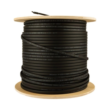 Кабель греющий саморег. для труб водостоков крыш 40КНС-2ЛП-65/85 UV неэкранированный 40Вт/м 200м PROCONNECT 51-0255-4