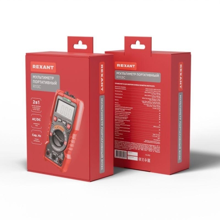 Мультиметр портативный R113C Rexant 13-3112 Мультиметр портативный R113C Rexant 13-3112