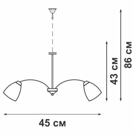 Люстра 5xE14 макс. 40Вт Vitaluce V3197/5 Люстра 5xE14 макс. 40Вт Vitaluce V3197/5