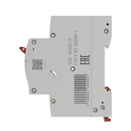 Выключатель автоматический модульный 1п C 6А 6кА MD63N YON MD63N-1PC6 Выключатель автоматический модульный 1п C 6А 6кА MD63N YON MD63N-1PC6