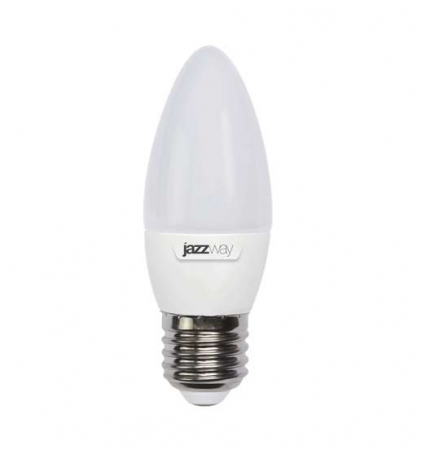 Лампа светодиодная PLED-SP 9Вт C37 свеча 5000К холод. бел. E27 820лм 230В JazzWay 5001954A Лампа светодиодная PLED-SP 9Вт C37 свеча 5000К холод. бел. E27 820лм 230В JazzWay 5001954A
