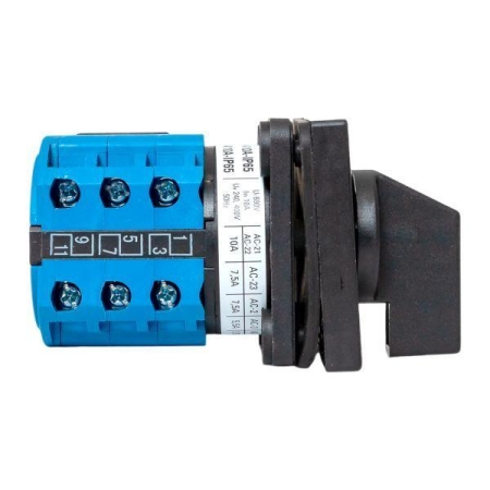 Переключатель кулачковый ПК-1-94 4п 10А для амперметра IP65 EKF pk-1-94-10-65 Переключатель кулачковый ПК-1-94 4п 10А для амперметра IP65 EKF pk-1-94-10-65