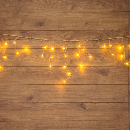 Гирлянда "Айсикл" (бахрома) 1.8х0.5м 48LED тепл. бел. 3Вт 230В IP20 провод прозр. Neon-Night 255-016 Гирлянда "Айсикл" (бахрома) 1.8х0.5м 48LED тепл. бел. 3Вт 230В IP20 провод прозр. Neon-Night 255-016
