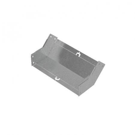 Угол для лотка вертикальный внутренний 45град. 400х100 сталь 1мм "ПЛЮС" NLplus45-100-400 HD КМ PL1437