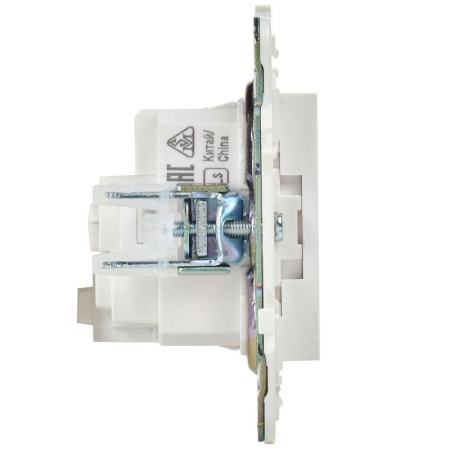 Розетка SKANDY 16А с заземл. без защ. шторок SK-R05W арктич. бел. IEK SK-R11-16-K01