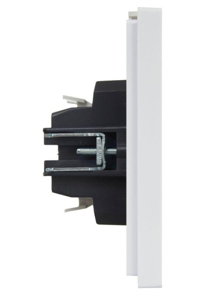 Выключатель 2-кл. СП FORTE&PIANO 10А FP205 бел. IEK FP-V20-0-10-1-K01